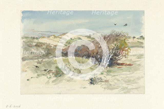 Dune landscape between Bloemendaal and Ijmuiden, 1891. Creator: Jan Hoynck van Papendrecht.
