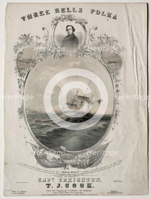 Three Bells Polka, 1854. Creator: Unknown.