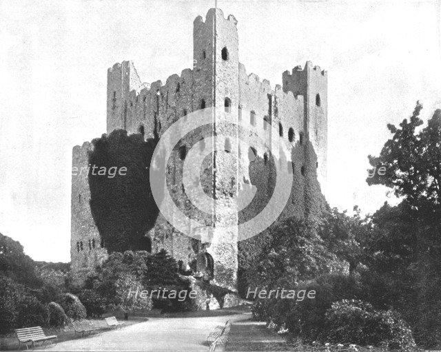 Rochester Castle, 1894. Creator: Unknown.
