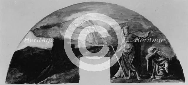 The Moral and Divine Law: Moses Receives the Law on Mount Sinai..., 1903. Creator: John La Farge.