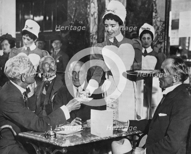 Lyons tea shop, Piccadilly, London, (early 20th century?) Artist: Unknown