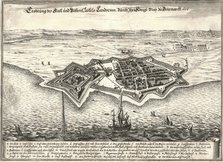 The fortifications of Landskrona, Sweden, captured by the Danes in the Scania War, 1676. Artist: Unknown