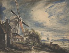 A Mill Near Colchester, 1833. Creator: John Constable.