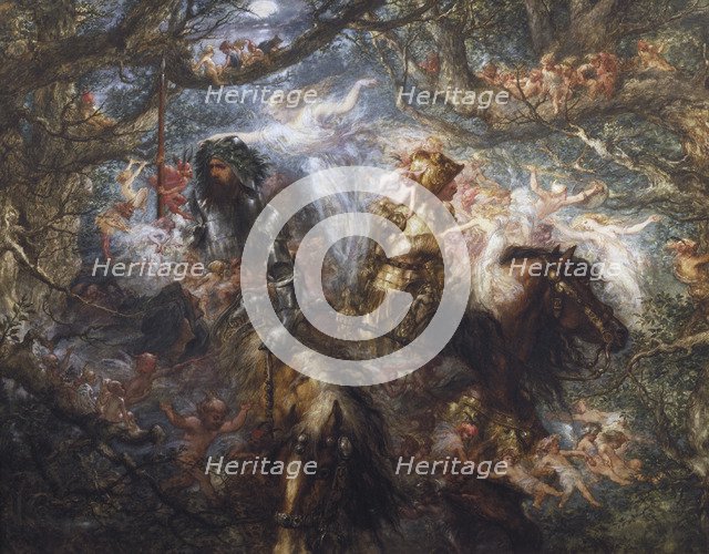 'The Enchanted Forest', 1886.                                            Artist: Sir John Gilbert