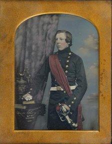 Portrait of a Military Man, 1852-1855. Creator: William Edward Kilburn.