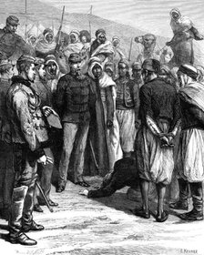 The French in Tunis: a military sentence of death, 1881. Creator: William James Palmer.