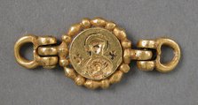 Clasp with Intaglio Medallion of the Virgin and Child, Byzantine, 6th century. Creator: Unknown.