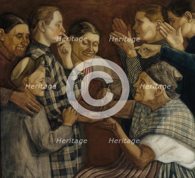 The Fortune-Teller, 1899. Creator: Juho Rissanen.