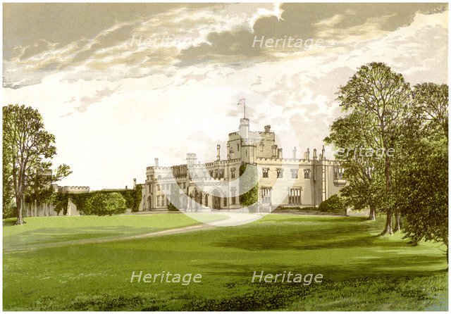 Moreton Hall, Cheshire, home of the Ackers family, c1880. Artist: Unknown