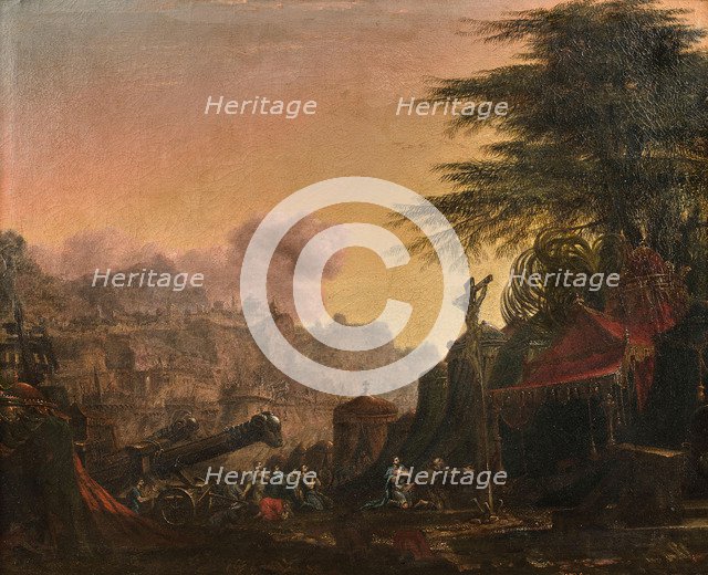 The capture of Jerusalem by Godfrey of Bouillon, 1757.