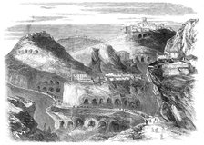 The Revolution in Sicily - View of Castrogiovanni - from a sketch by our special correspondent, 1860 Creator: Unknown.
