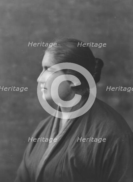 Wertheimer, M., Miss, portrait photograph, 1916. Creator: Arnold Genthe.