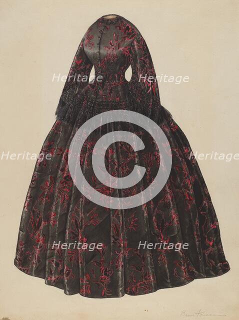 Dress, 1935/1942. Creator: Bessie Forman.