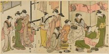 Around the Kotatsu, c. 1789. Creator: Katsukawa Shuncho.