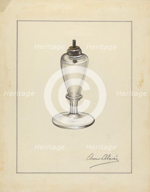 Lamp, 1935/1942. Creator: Anna Aloisi.