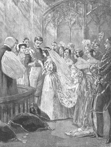 'The Marriage of Queen Victoria and Prince Albert at St. James's Palace, 1840', (1901).  Creator: Unknown.