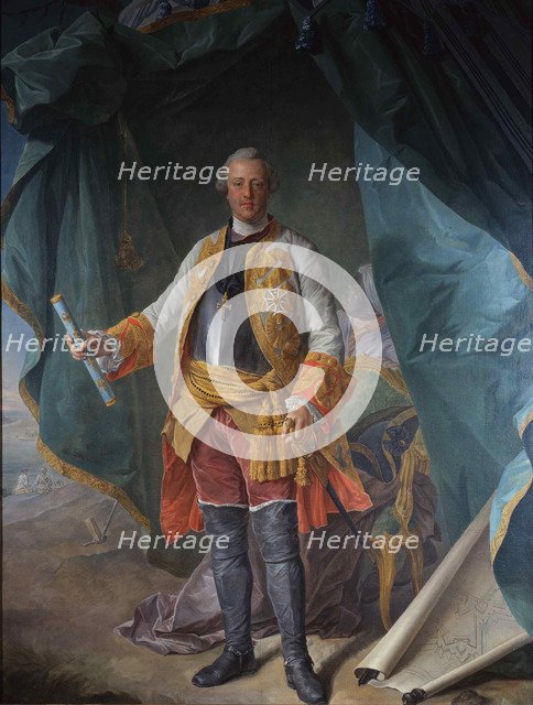 Portrait of Prince Charles Alexander of Lorraine (1712-1780), Mid of the 18th cen..