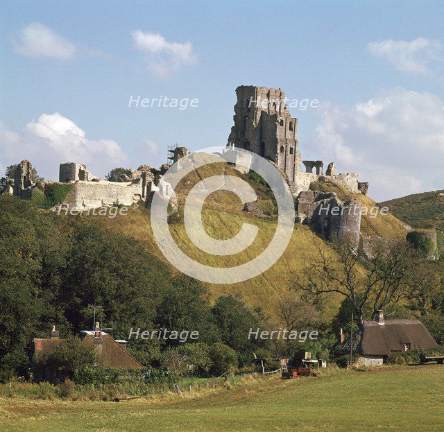 Corfe Castle, 11th century. Artist: William the Conqueror
