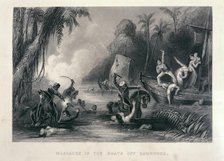 Massacre off Cawnpore, 1858-59.  Creator: Charles Ball.