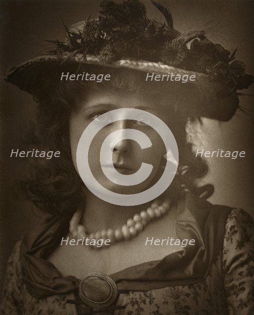 British actress Helen Forsyth in 'Sophia', 1886. Artist: Barraud