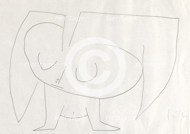 More bird (Mehr Vogel), 1939. Artist: Klee, Paul (1879-1940)