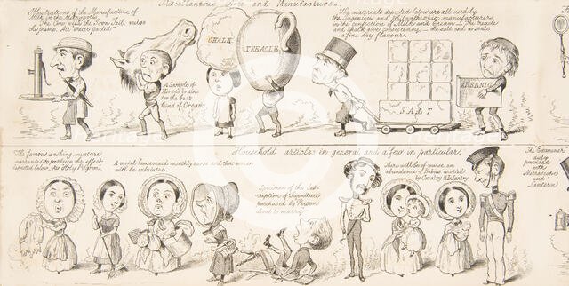 The Great Exhibition "Wot is to Be", Probable Results of The Industry of All Nations in Th..., 1850. Creator: George Augustus Sala.