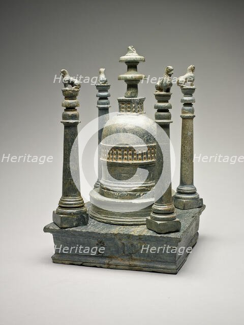 Stupa Reliquary, Kushan period, about 2nd century. Creator: Unknown.