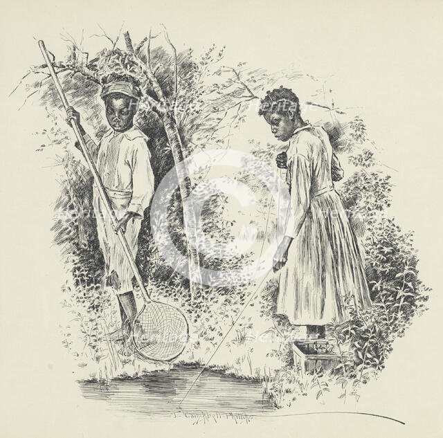 When crabbing's good, 1899. Creator: Jay Campbell Phillips.