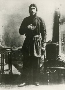 Portrait of Grigori Yefimovich Rasputin (1869-1916), c. 1909.