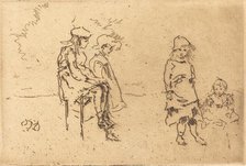 The Menpes Children, c. 1884/1886. Creator: James Abbott McNeill Whistler.