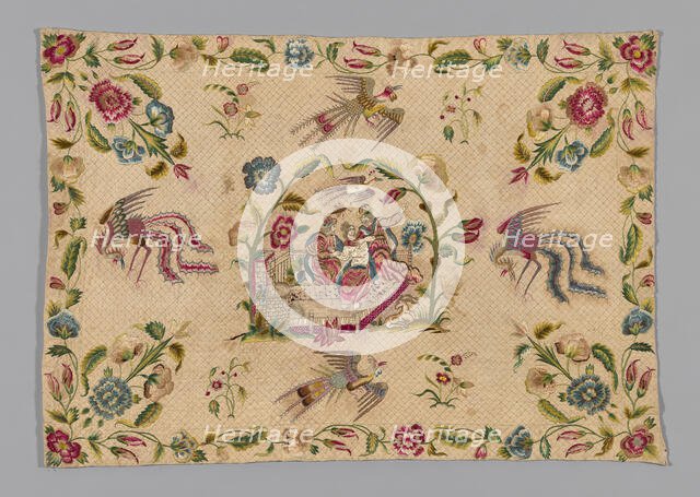 Picture (Susannah and the Elders), England, Queen Anne period, c. 1700/10. Creator: Unknown.