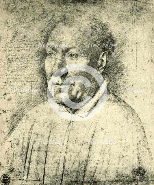 Portrait of Cardinal Niccolò Albergati, c1430, (1943).  Creator: Jan van Eyck.