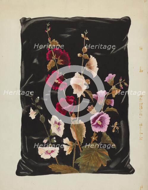 Pillow, c. 1937. Creator: Florence Huston.