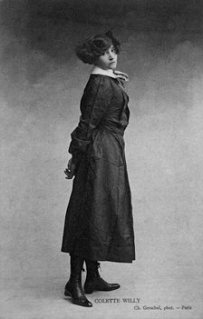 Portrait of Colette (1873-1954), 1908. Creator: Gerschel, Charles (1871-1948).