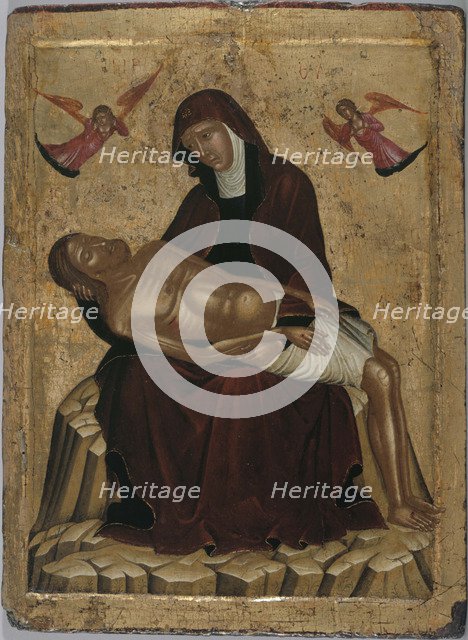 Pietà. Artist: Greek icon 