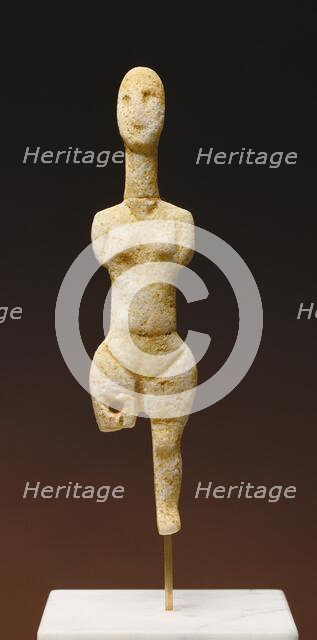 Statuette of a Female Figure with Truncated Arms, 3000-2800 B.C. Creator: Unknown.