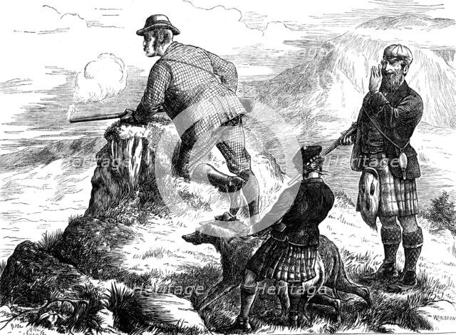 Highland Deerstalking: "By George! Missed Again", 1871. Creator: William Ralston.