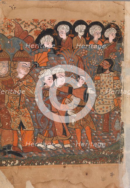 The Dishonest Goldsmith is Hanged, Folio from a Kalila wa Dimna, 18th century. Creator: Unknown.