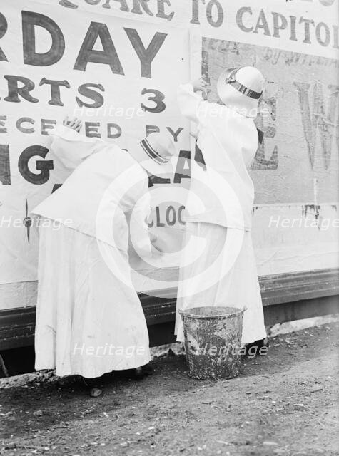 Woman Suffrage - Posters For Parade, 1914. Creator: Harris & Ewing.