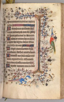 Hours of Charles the Noble, King of Navarre (1361-1425): fol. 221r, Text, c. 1405. Creator: Master of the Brussels Initials and Associates (French).