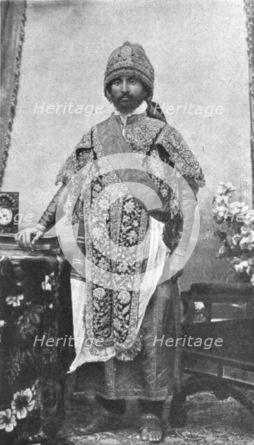 'La destitution du negus d'Abyssinie; le ras Tafari, regent d'Ethiopie et heritier du trone', 1916. Creator: Leon Yazidjian.