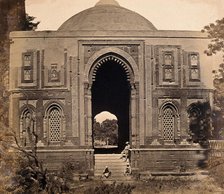 India: a tomb in Kootub near Delhi, c1858. Creator: Felice Beato.