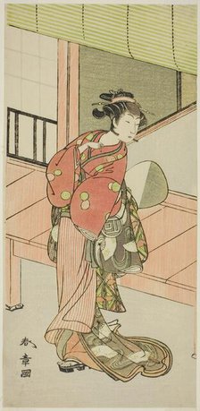 The Actor Sanogawa Ichimatsu II in an Unidentified Role, Japan, c. 1773/74. Creator: Shunsho.