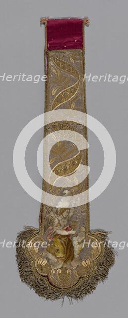 End of a Stole, Italy, 19th century. Creator: Unknown.