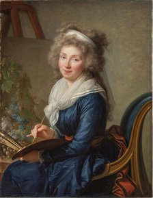 Portrait of Marquise de Grollier, née Charlotte Eustache Sophie de Fuligny-Damas (1741-1828), 1788. Creator: Vigée Le Brun, Louise Élisabeth (1755-1842).