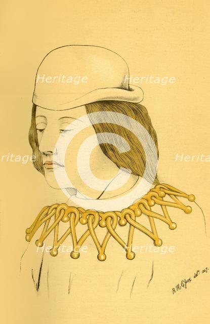 'Head I. From One of the Mural Paintings in the Church at Eton', 1911. Creator: Unknown.