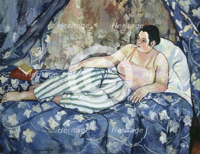 The Blue Room (La chambre bleue)   , 1923. Creator: Valadon, Suzanne (1865-1938).