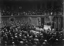 Wilson Before Congress... 3 February 1917. Creator: Harris & Ewing.