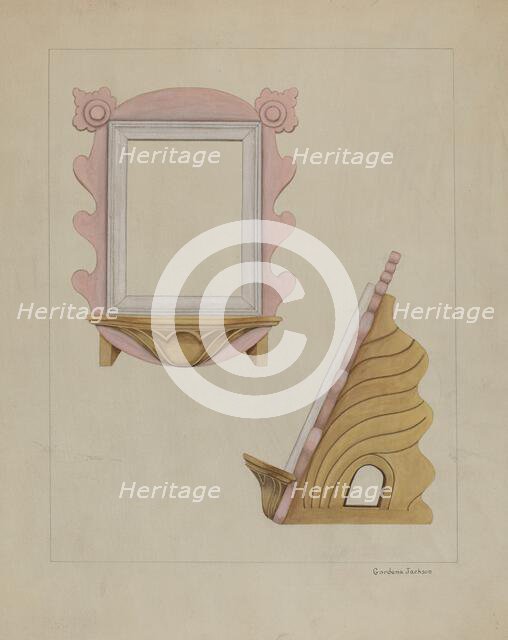 Missal Holder, c. 1939. Creator: Gordena Jackson.