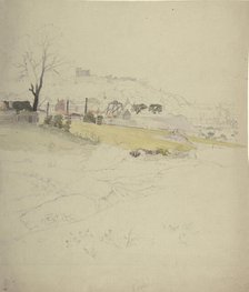 View of a Colliery at the Edge of a Town, 1840-49. Creator: Circle of John Ruskin.